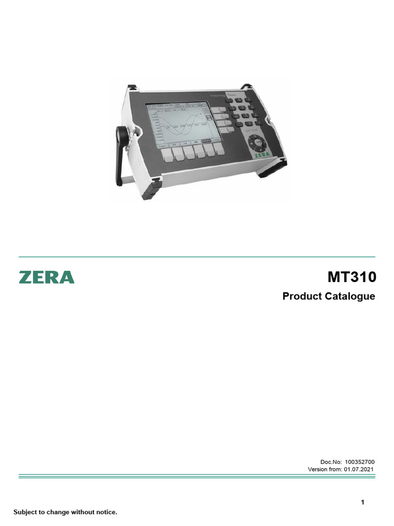 MT310 Three Phase Reference Meter Guide | PDF | Mains Electricity ...
