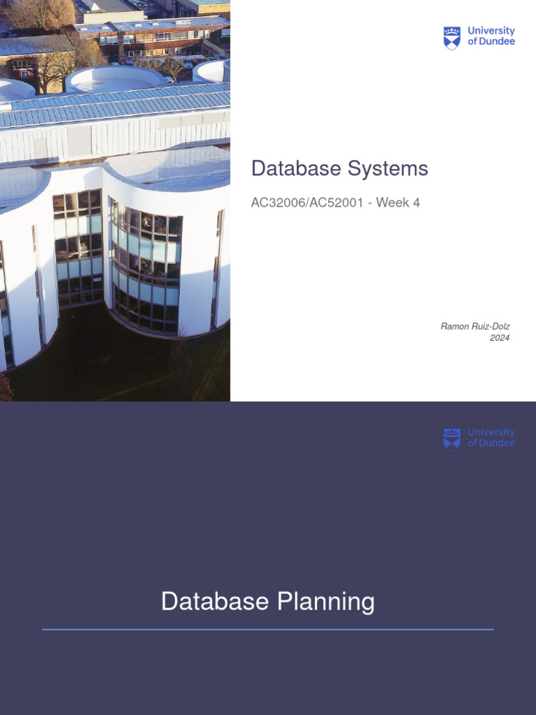 Database Planning and User Views Guide | PDF | Database Transaction ...