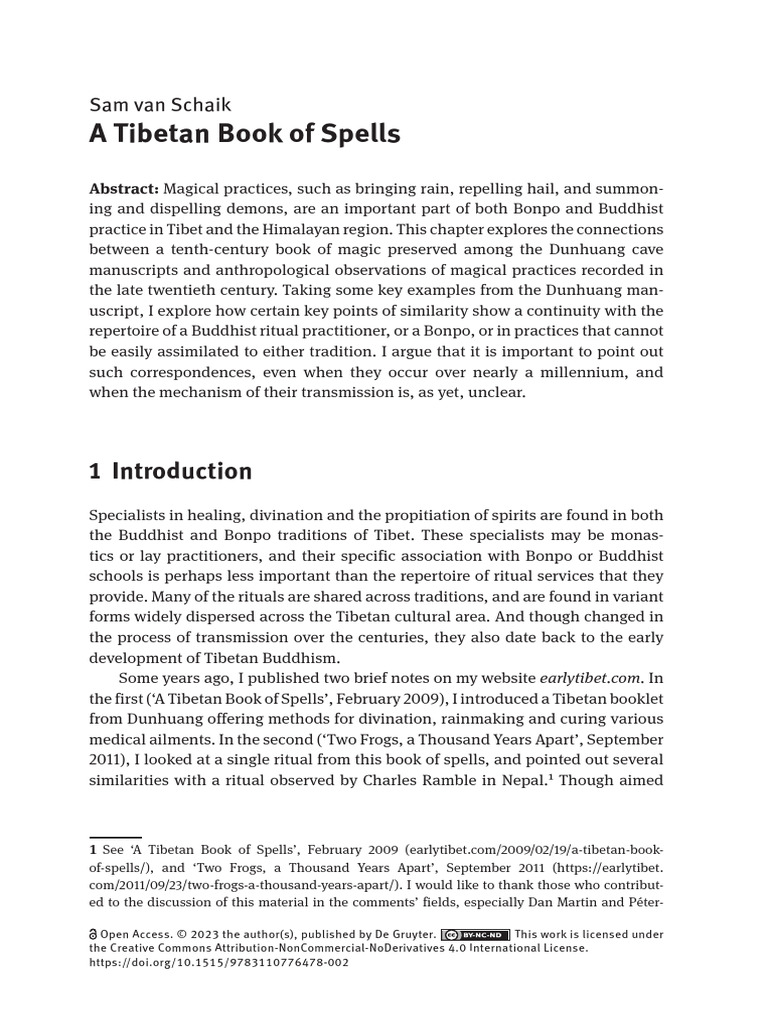 Tibetan Spells and Ritual Practices | PDF | Tibetan Buddhism | Vajrayana
