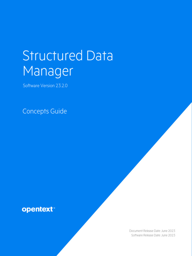 SDM 23.2.0 Concepts en | PDF | Databases | Data Model