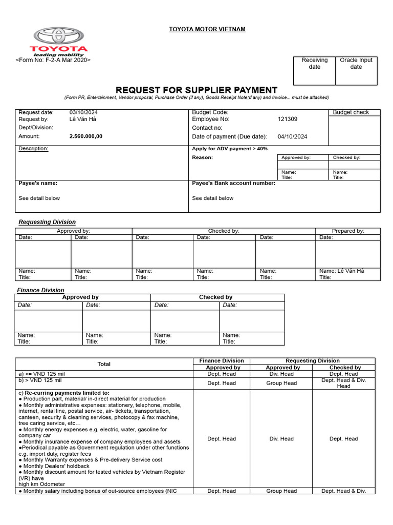 Payment Request Pdf Payments Economies