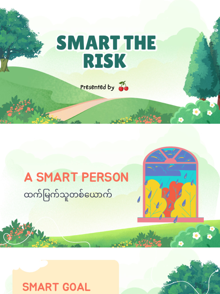 SMART Goals and Risk Management Guide | PDF | Self-Improvement