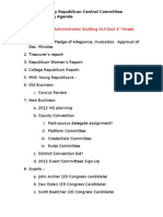 MCRCC Agenda