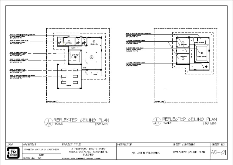 Reflected Ceiling Plan | PDF