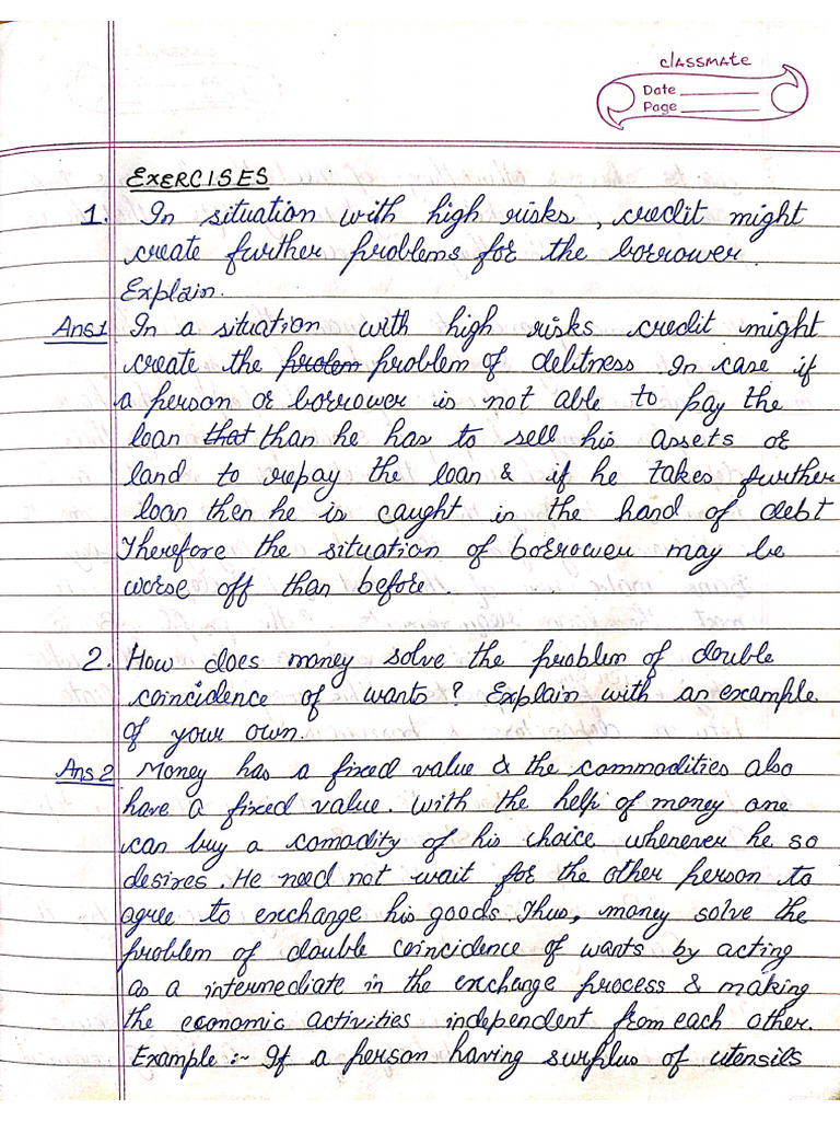 Notes of CH 3 | PDF