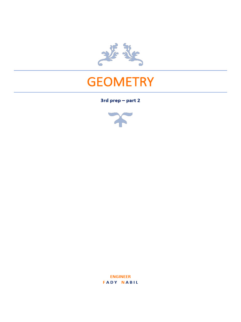 Geometry Solutions by Engineer Fady Nabil | PDF