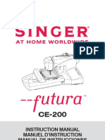 Singer CE-200 Manual