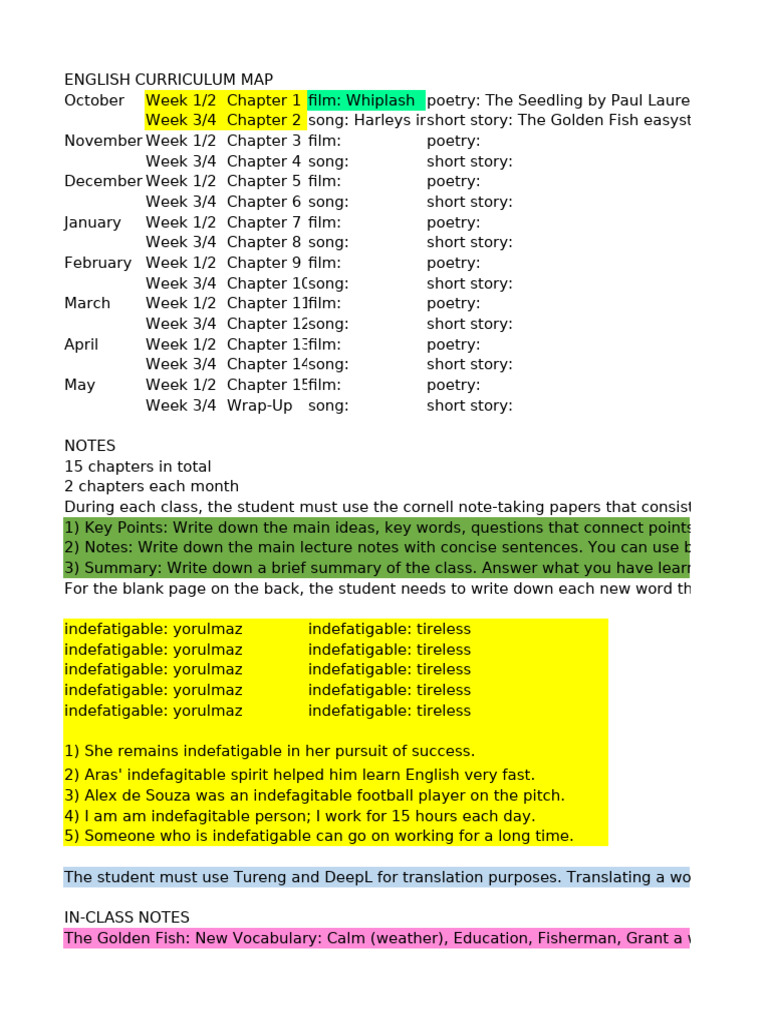 Curriculum pdf grammar language mechanics