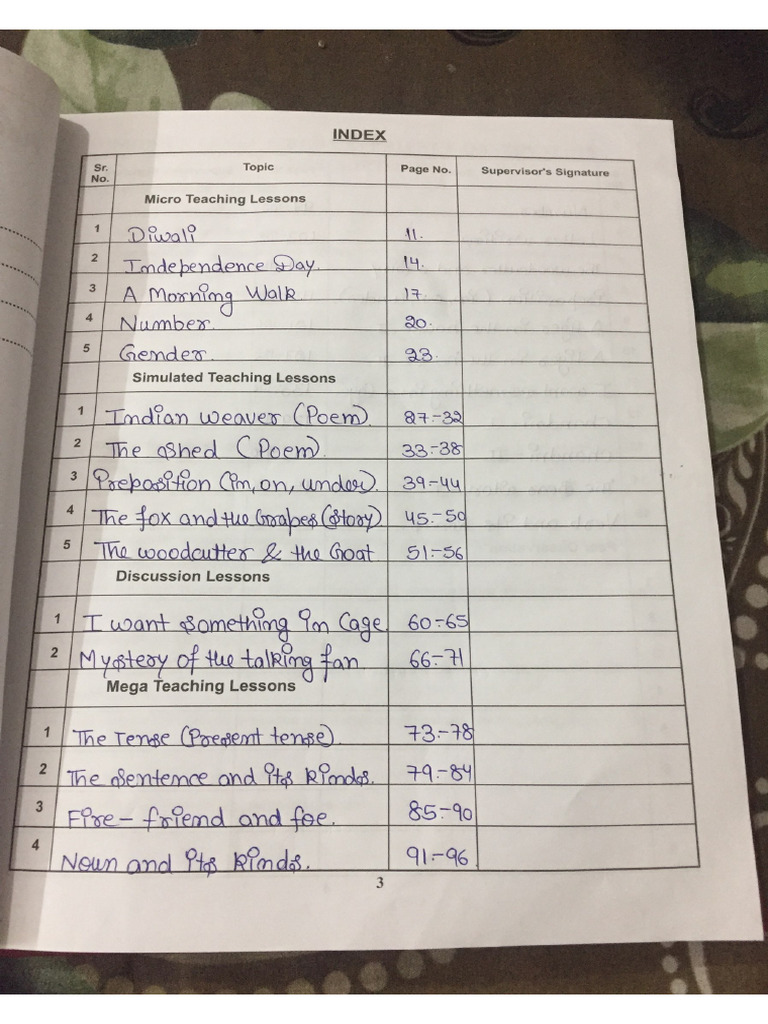 English Lesson Plan File 1 | PDF
