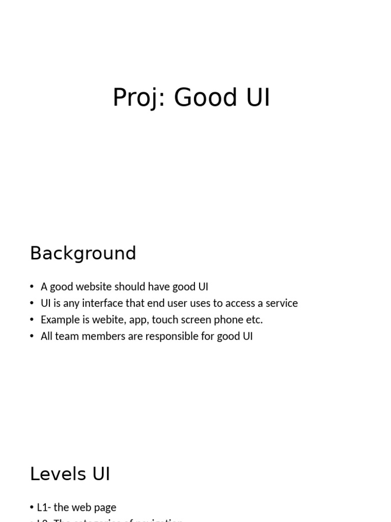 Proj good ui pdf computers technology engineering
