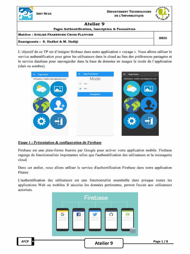 Atelier 9 - Partie 1 | PDF