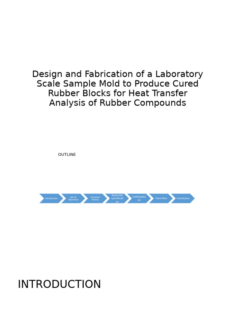 Design and Fabrication of A Laboratory Scale Sample | PDF | Applied And ...