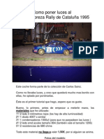 Tutorial Luces Subaru