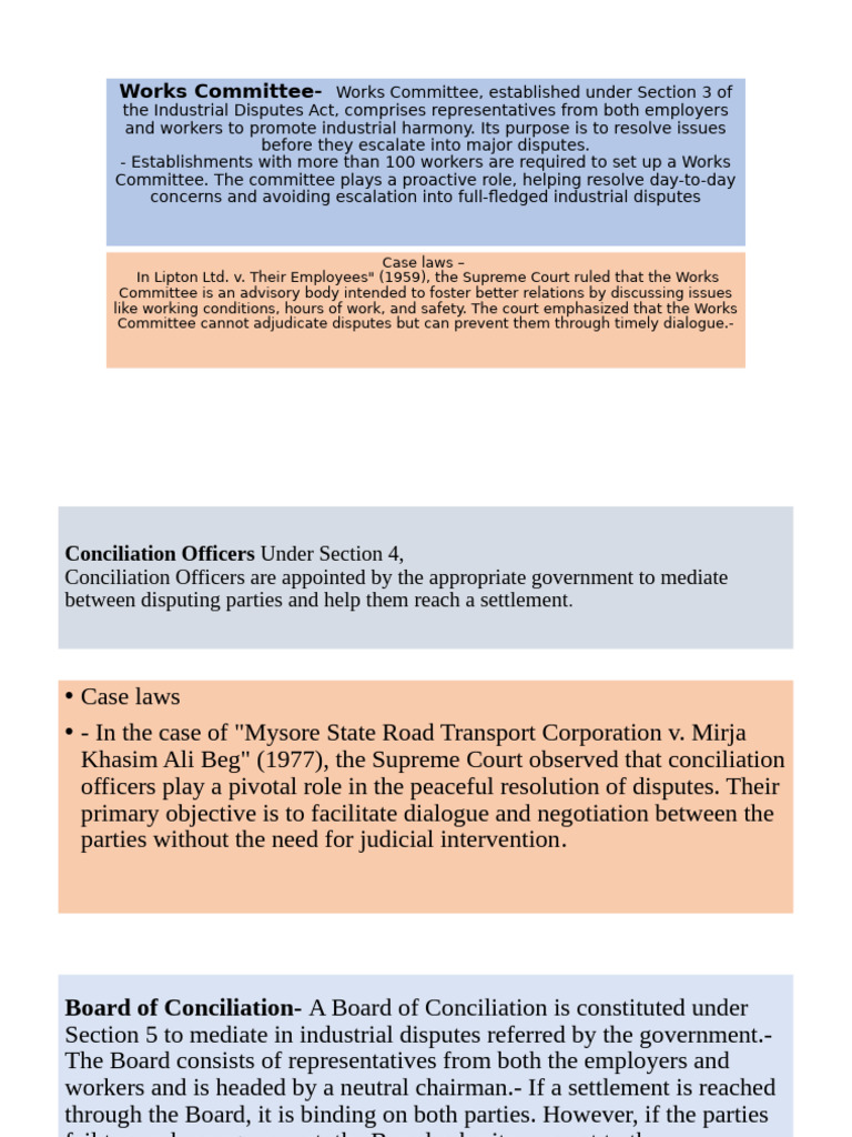 Industrial Dispute Resolution Mechanisms | PDF | Tribunal | Mediation