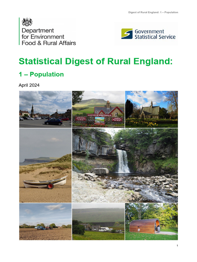 Rural England Population Statistics 2024 | PDF | Human Migration ...