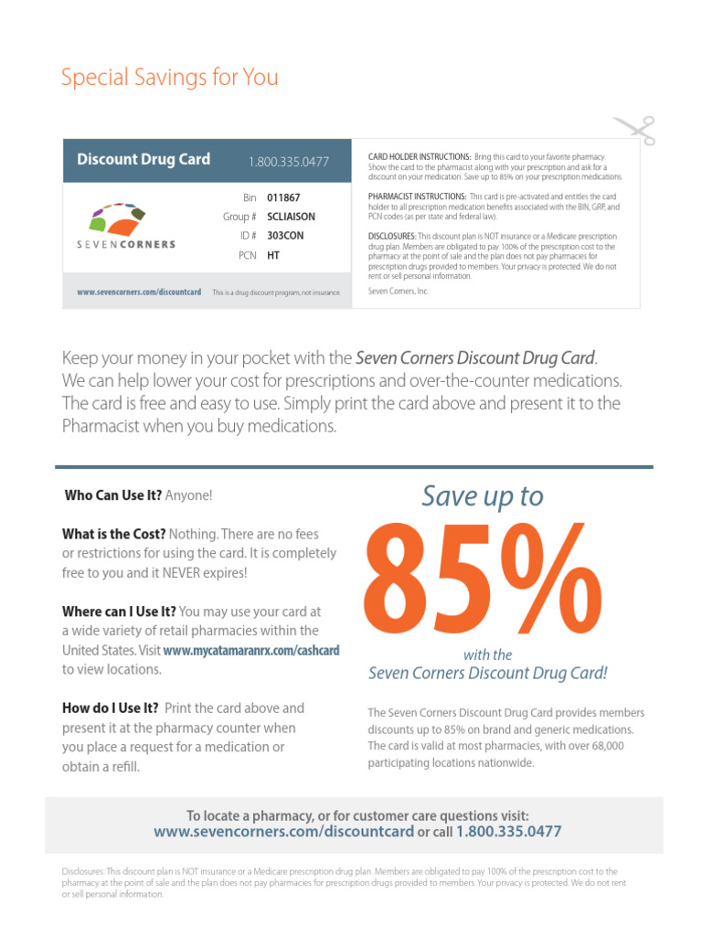 Discountdrugcard Liaison | PDF | Prescription Drugs | Pharmacy