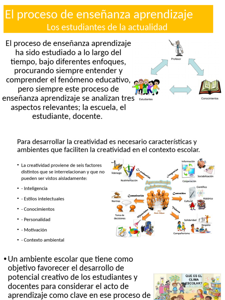 El Proceso de Enseñanza | PDF | Enseñando | Educación primaria