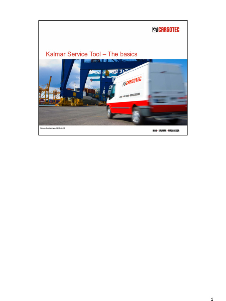 Kalmar Machine Service and Repair Guide | PDF | Booting | Password