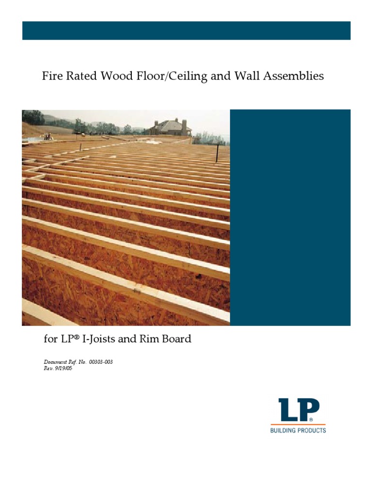 LP Solid Start I-Joists Fire Endurance Guide | PDF | Drywall | Framing ...