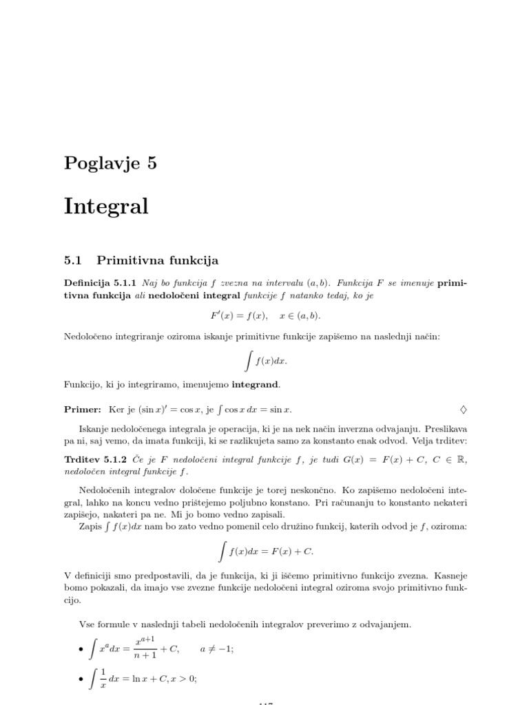 Integral | PDF