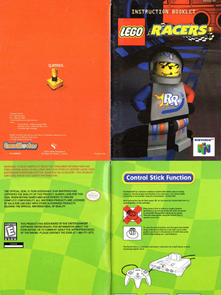 LEGO Racers (USA) (En, FR, De, Es, It, NL, SV, No, Da, Fi) | PDF