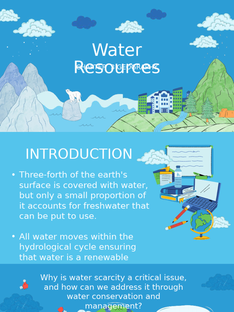 Water Resources - 20240819 - 220003 - 0000 | PDF | Water Scarcity | Water