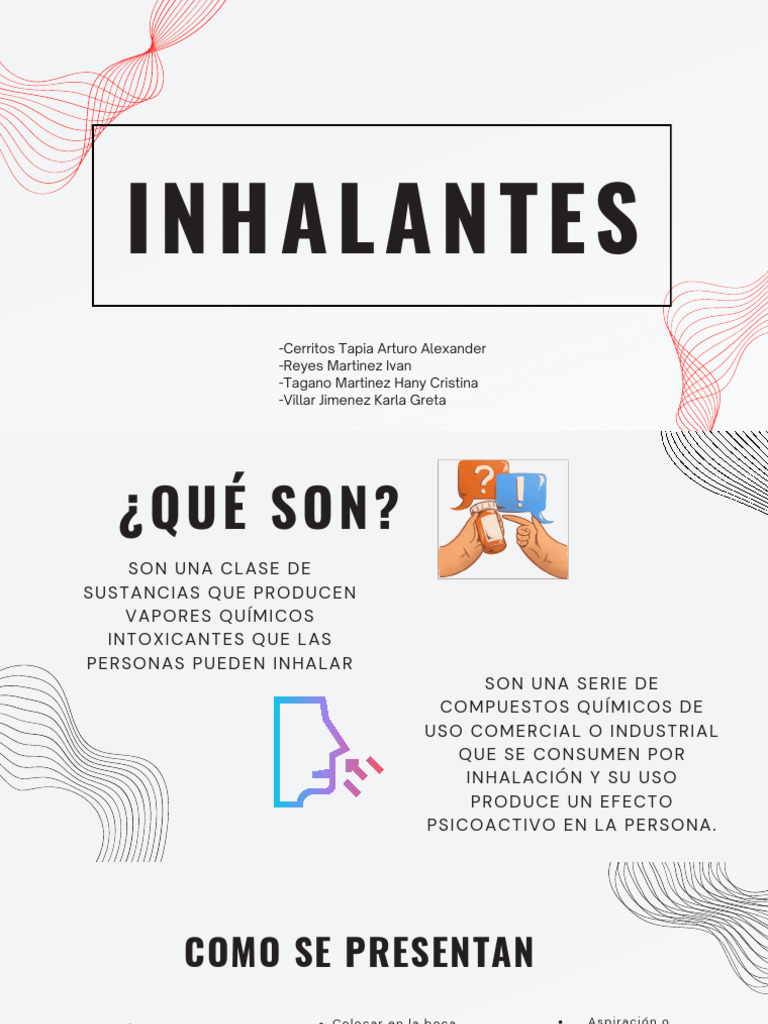 Guía sobre Inhalantes y sus Efectos | PDF | Drogas | Medicina CLINICA