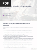 Mouse Blood Volume Collection Guidelines | PDF | Blood | Volume