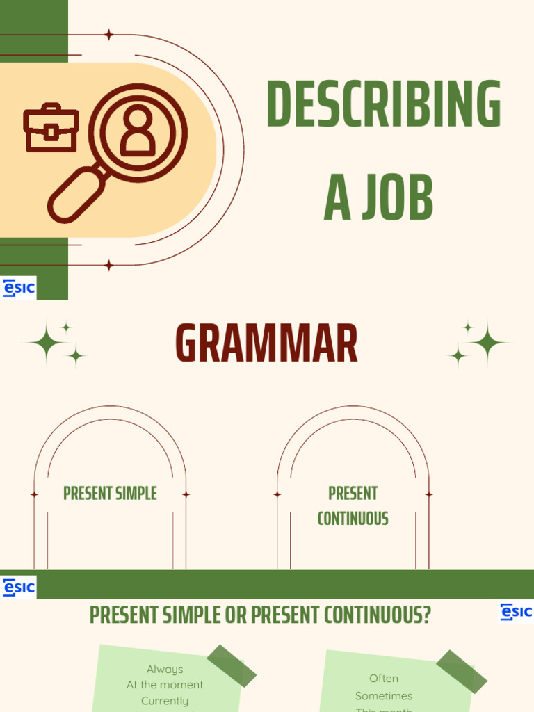 Present Simple and Continious | PDF | Semantic Units | Language Families