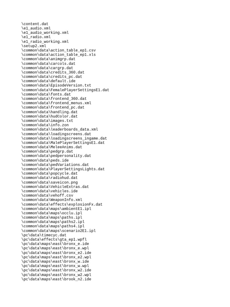 Game Data Files and Resources | PDF | Computer File Formats | Computer File