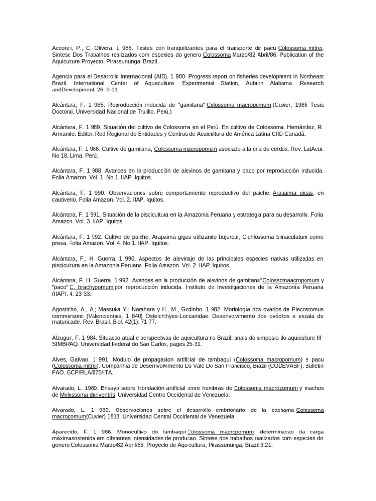 Accore Li | PDF | Pescado