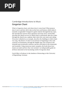 Gregorian Chant
