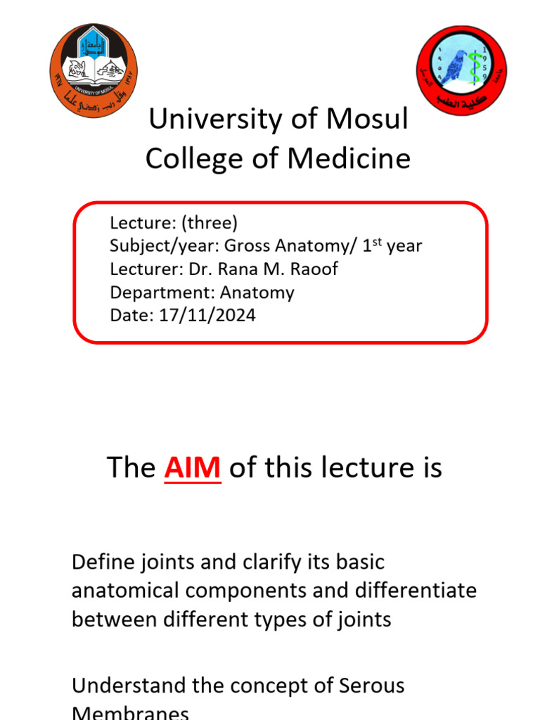 Gross Anatomy for Med Students | PDF | Cartilage | Bone