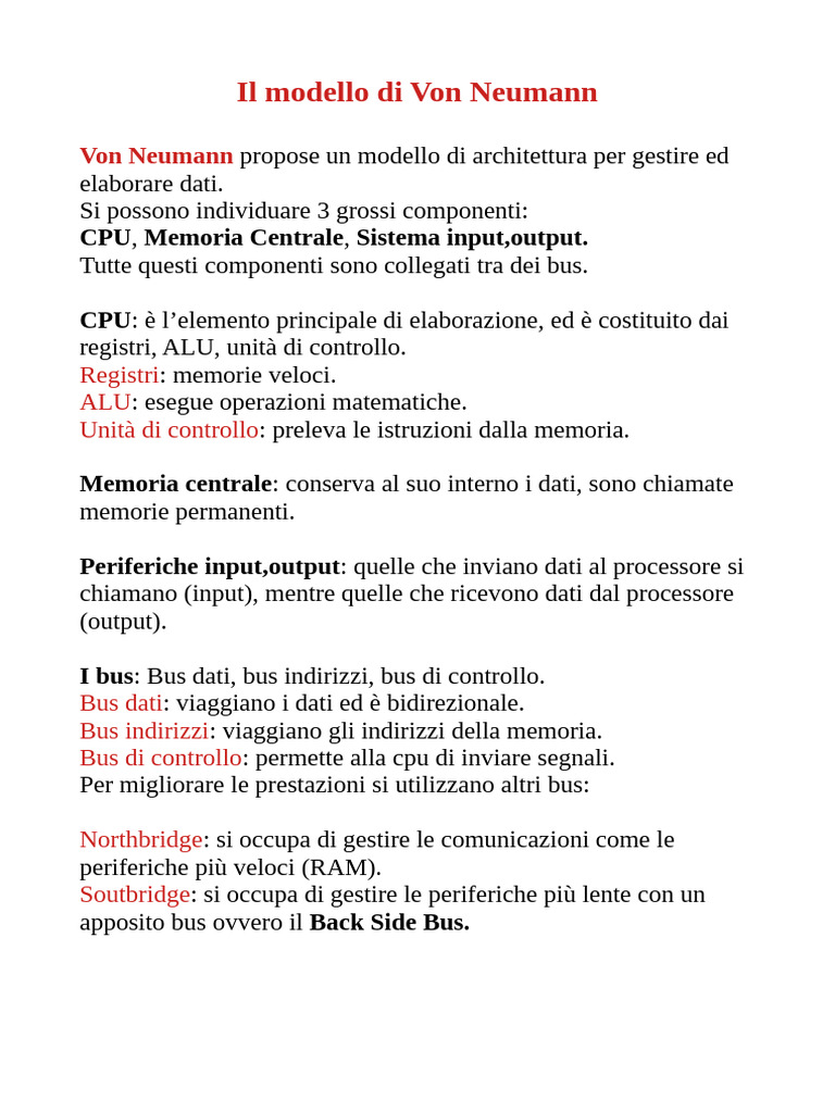 Modello Di Von Neumann | PDF