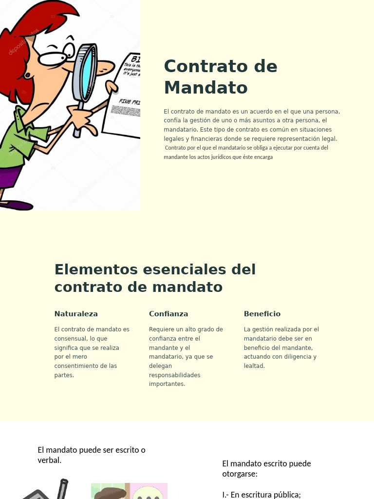 MANDATO | PDF | Poder legal | Justicia