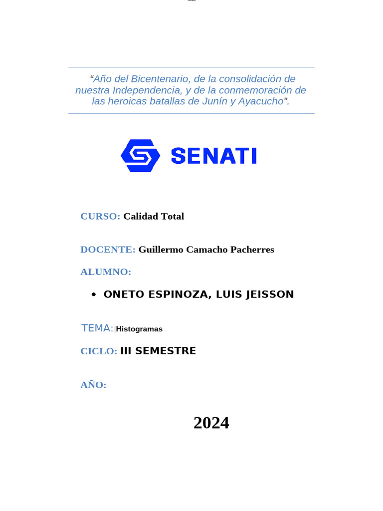 Histograma Oneto | PDF