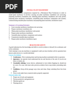 01 - Machine Installation and Plant Maintenance | PDF | Applied And ...