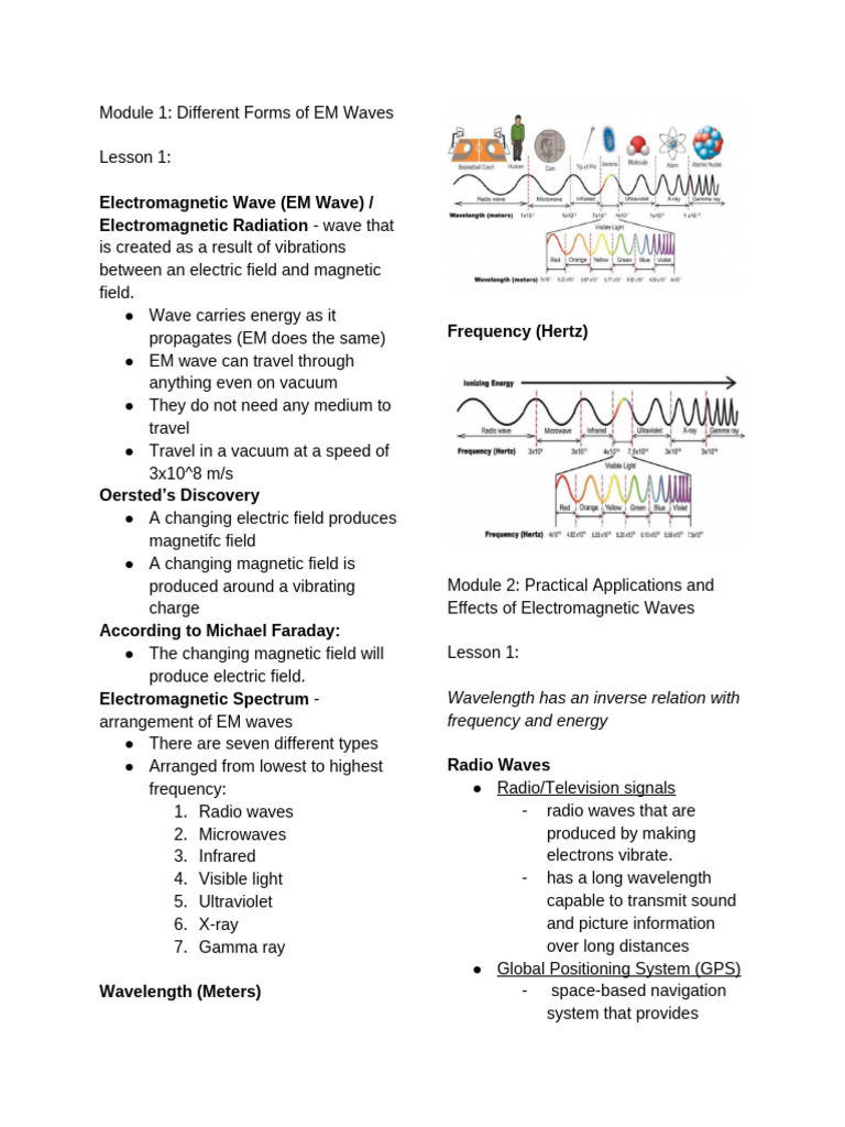 g10 em Waves ? | PDF | Radiation | Electromagnetic Radiation