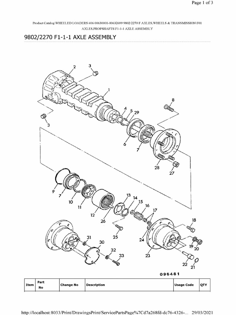 4714090079331-Axle Assy - Split Type 406 | PDF
