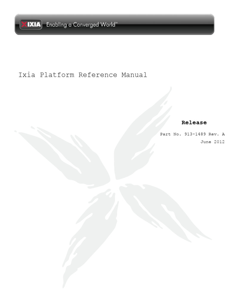 I Xia Reference Guide | PDF | Networking Standards | Computing