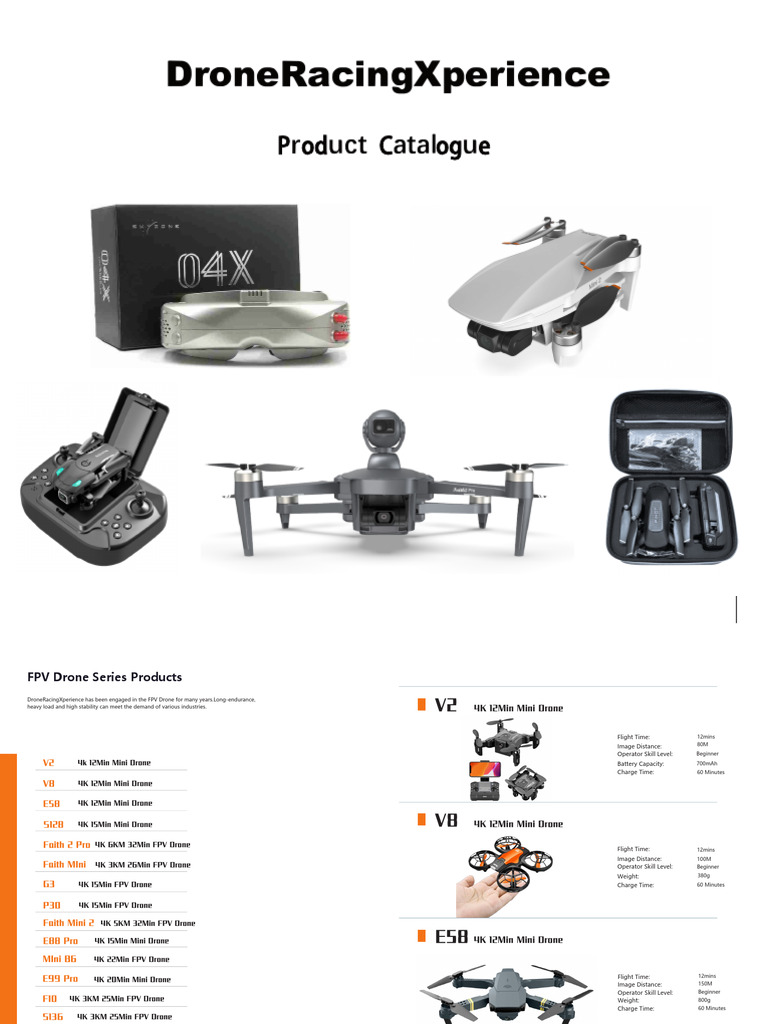 E99 Pro Drone Specifications | PDF | Unmanned Aerial Vehicle | Gyroscope
