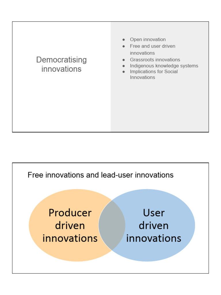 Innovations: Grassroots to Indigenous Insights | PDF | Innovation ...