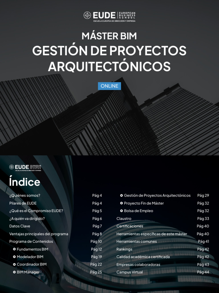 MASTER BIM Proyectos Arquitectonicos Paginas | PDF | Autodesk Revit ...