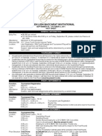 MGM Grand Golden Lion Baccarat Tournament Fact Sheet