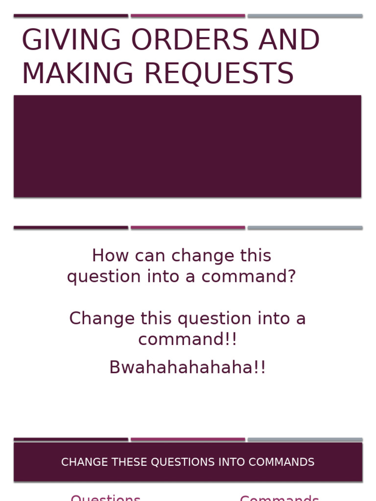 Transforming Questions into Commands | PDF | Human Communication ...