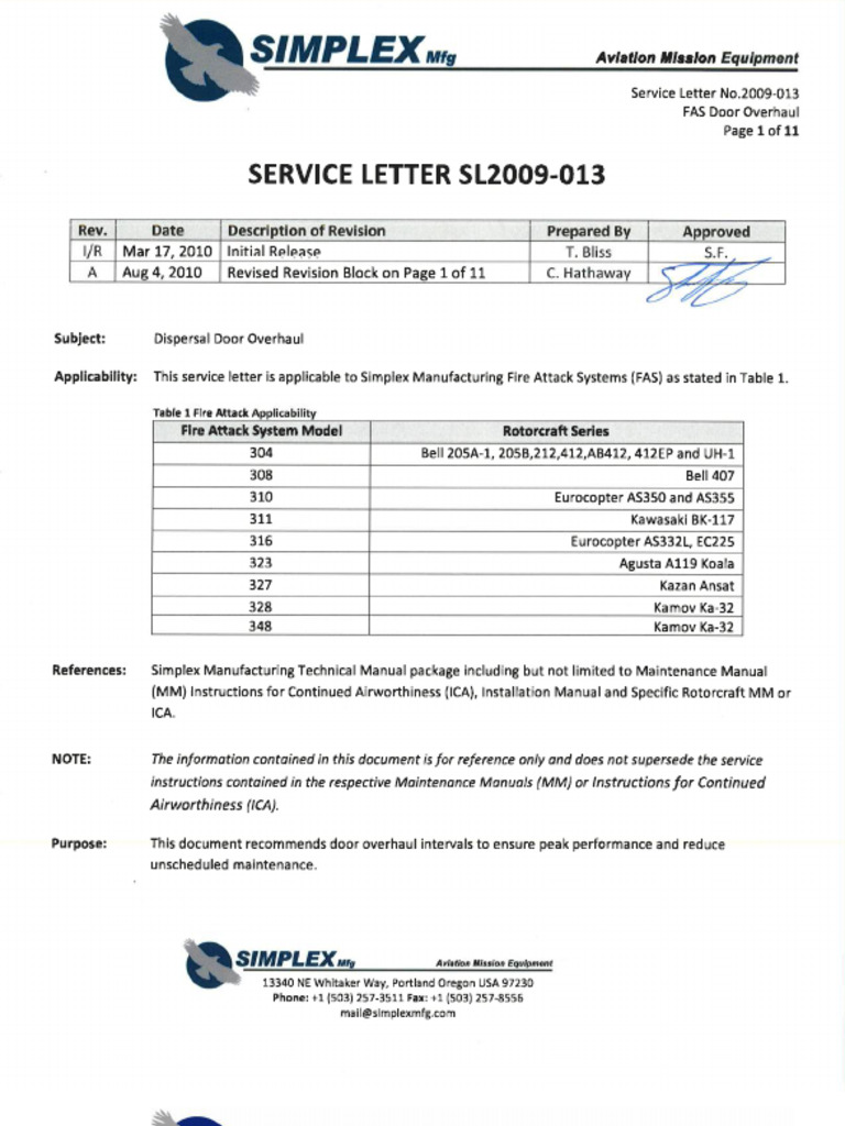 Simplex SL 2009-013 08-04-2010 | PDF | Screw | Nut (Hardware)
