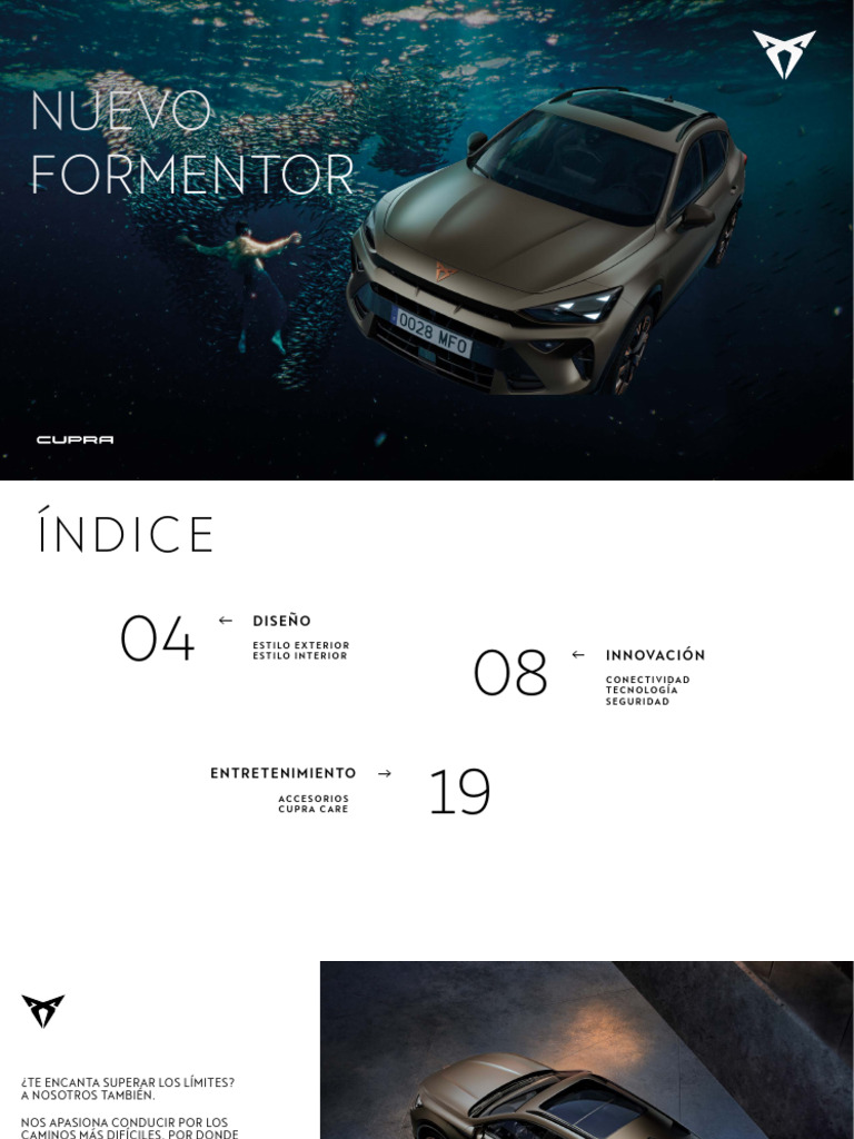 Cars Models Brochure Formentor September 2024 | PDF | Reciclaje | Tráfico