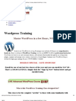 #1 WordPress Training - Master WordPress in 1-Day