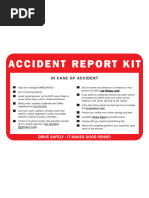 Vehicle Accident - Drivers Statement Form - Completed Sample | PDF ...