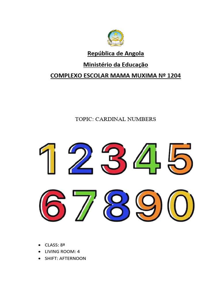 Cardinal Number | PDF | Numbers | Multiplication